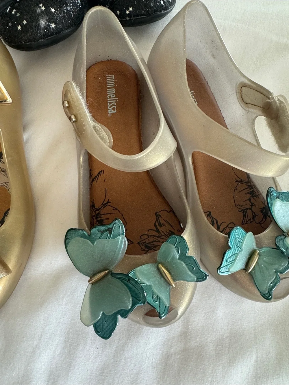 Bundle Girl shoes size 12T  Mini Melissa/ Nina